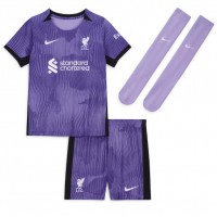 Liverpool Darwin Nunez #9 Tredje trøje Børn 2023-24 Kortærmet (+ Korte bukser)